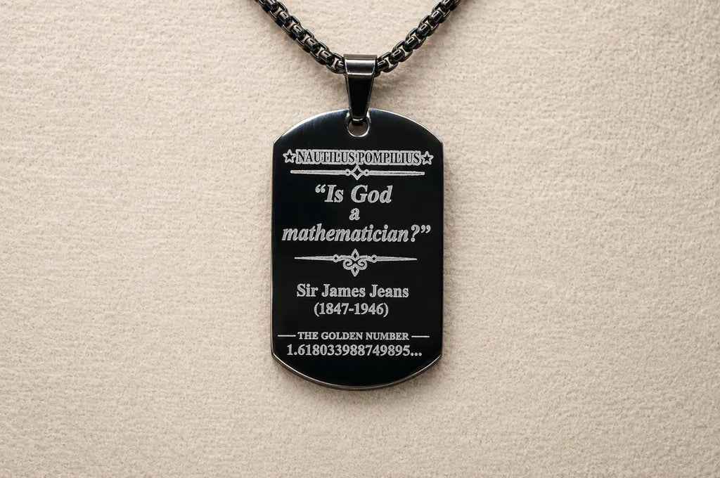 Nautilus Golden Ratio Necklace - Math & Science Jewelry Beautiful Gift for Scientist