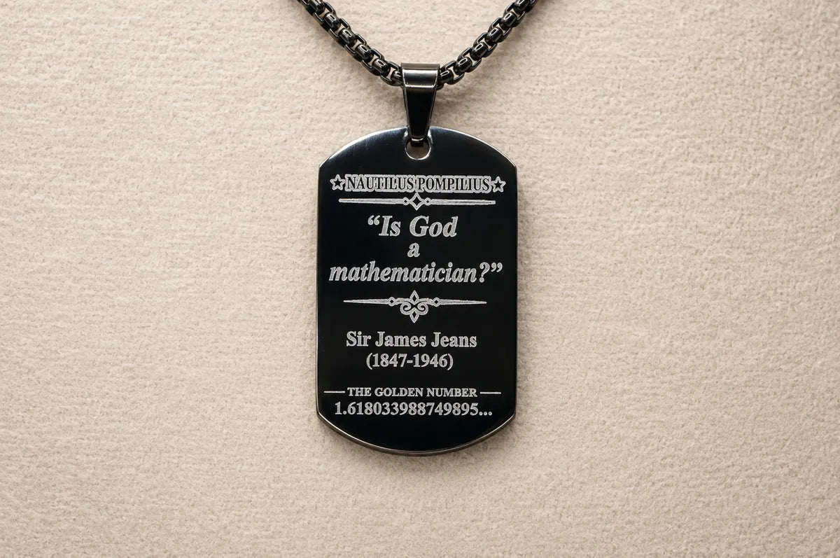 Nautilus Golden Ratio Necklace - Math & Science Jewelry Beautiful Gift for Scientist