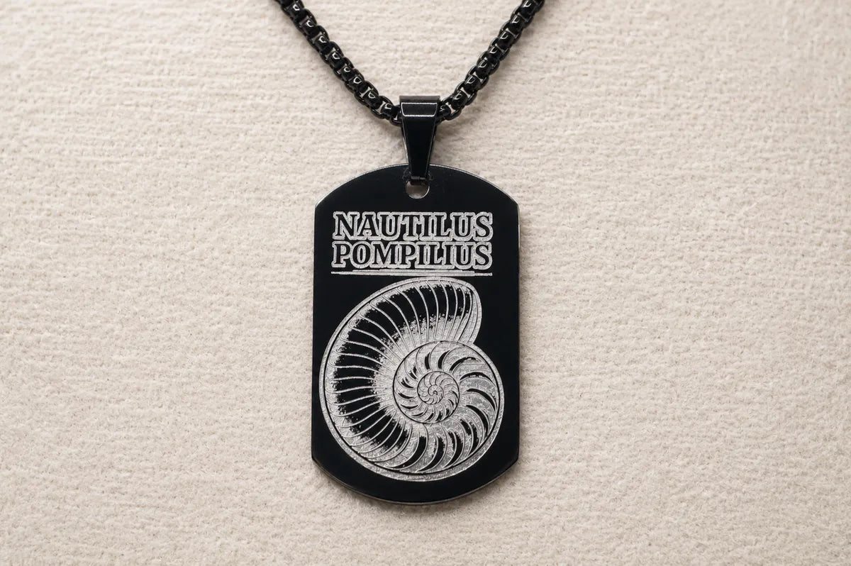 Nautilus Golden Ratio Necklace - Math & Science Jewelry Beautiful Gift for Scientist