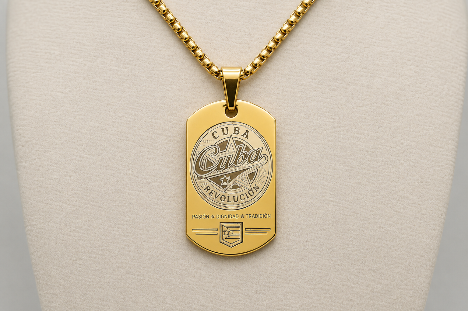 Cuba Baseball Dog Tag Necklace – 1992 Barcelona Olympic Dream Team – Cuban Baseball Heritage Pendant