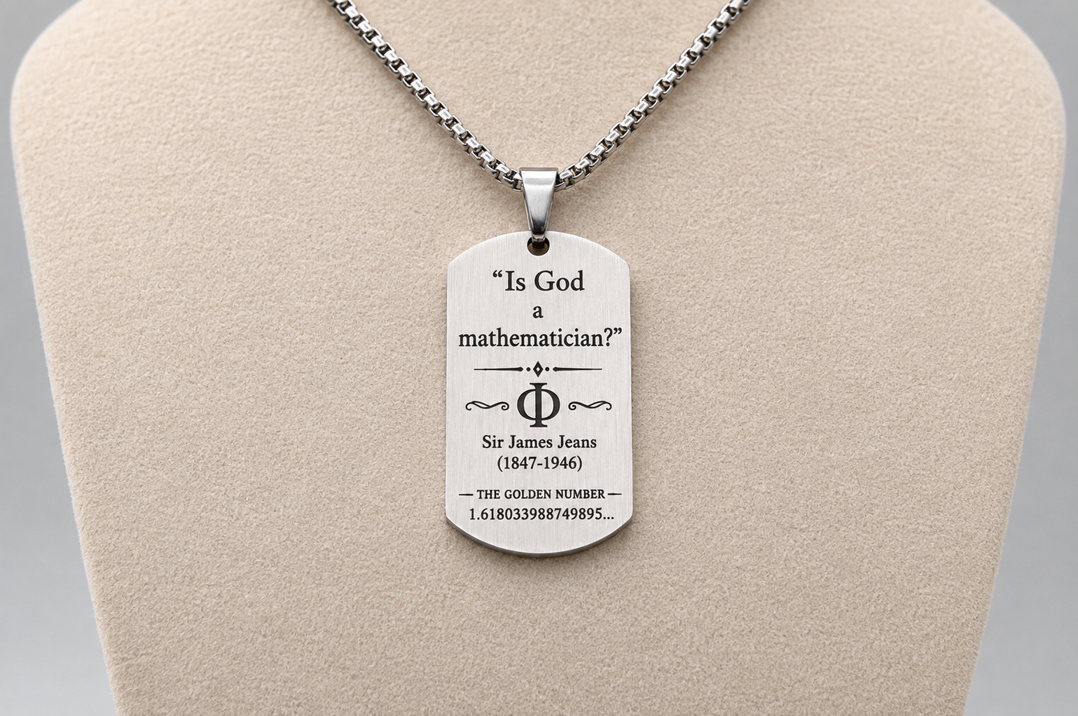 Nautilus Golden Ratio Necklace - Math & Science Jewelry Beautiful Gift for Scientist