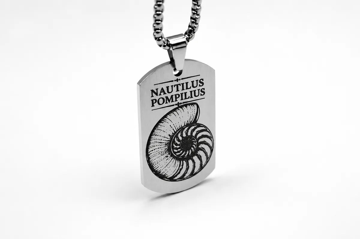 Nautilus Golden Ratio Necklace - Math & Science Jewelry Beautiful Gift for Scientist