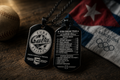 Cuba Baseball Dog Tag Necklace – 1992 Barcelona Olympic Dream Team – Cuban Baseball Heritage Pendant